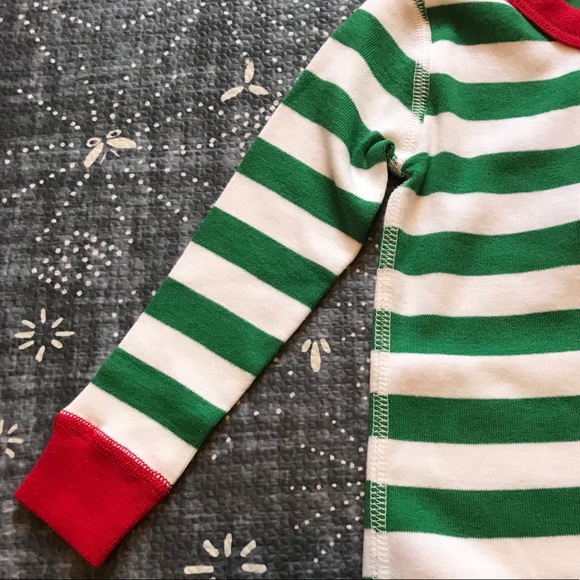 Hanna 2T Christmas Stripe Long Johns - Picture 5 of 16